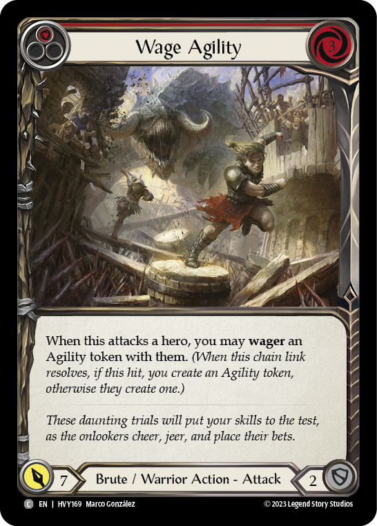 Wage Agility (Red) - Rainbow Foil