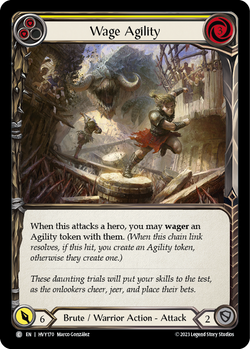 Wage Agility (Yellow) - Rainbow Foil