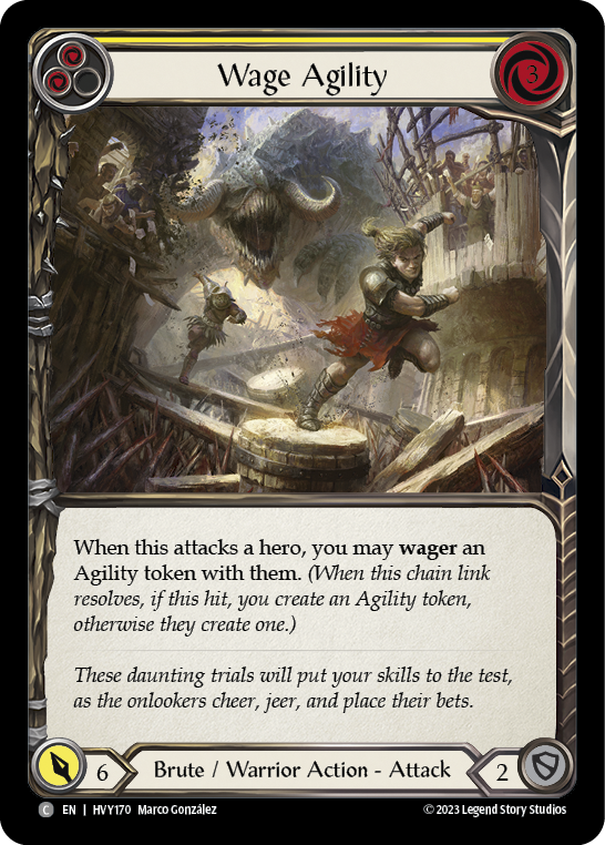 Wage Agility (Yellow) - Rainbow Foil