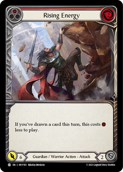 Rising Energy (Red) - Rainbow Foil