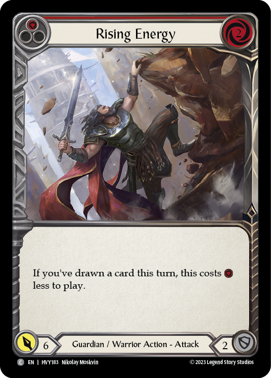 Rising Energy (Red) - Rainbow Foil