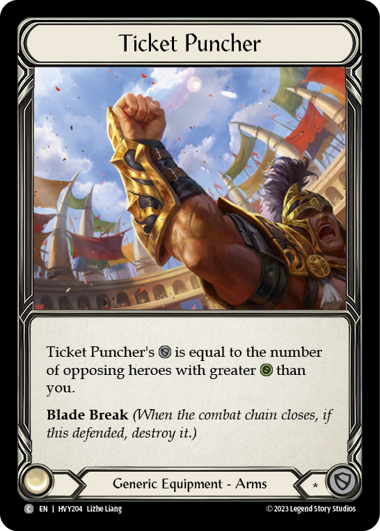 Ticket Puncher - Cold Foil