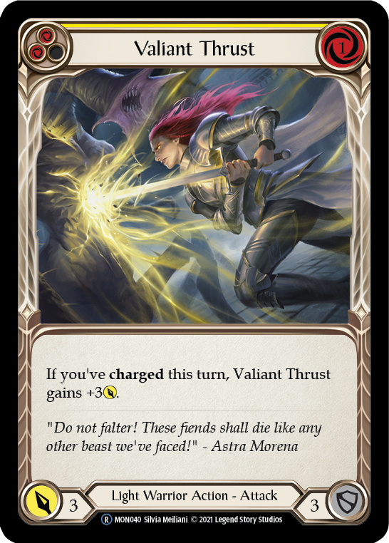 Valiant Thrust (Yellow)