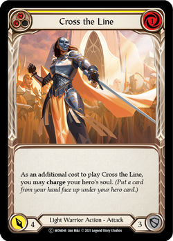 Cross the Line (Yellow)