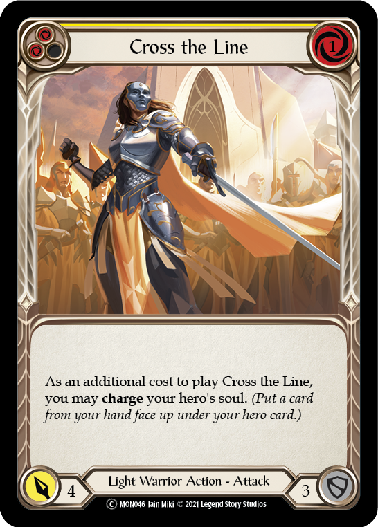 Cross the Line (Yellow)