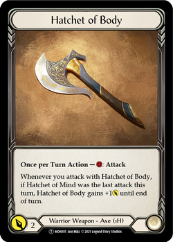 Hatchet of Body