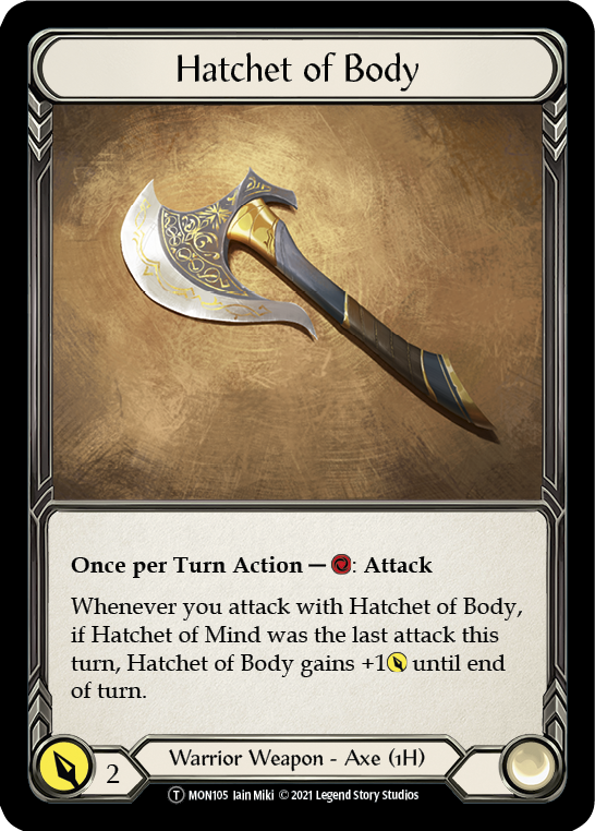 Hatchet of Body