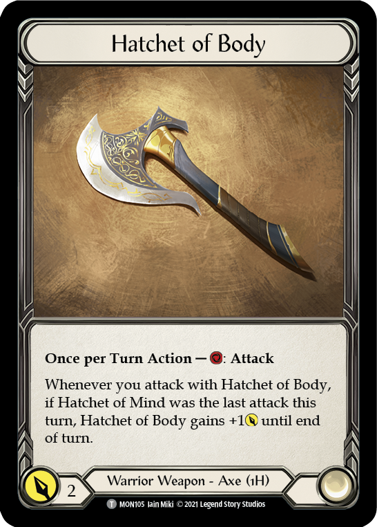 Hatchet of Body