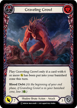 Graveling Growl (Red)