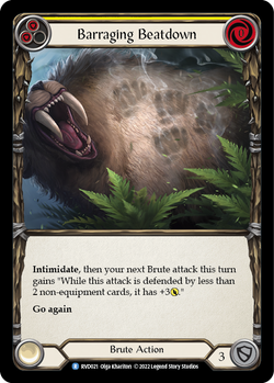 Barraging Beatdown