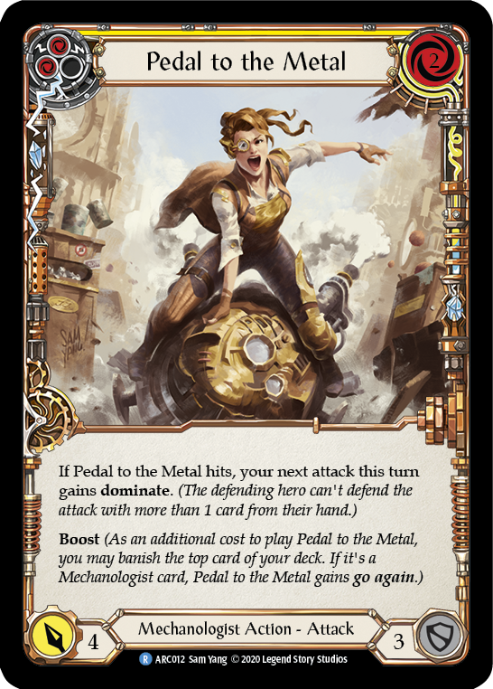 Pedal to the Metal (Yellow) (Unlimited)