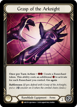Grasp of the Arknight (Unlimited)