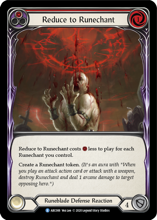 Reduce to Runechant (Red) (Unlimited)
