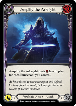 Amplify the Arknight (Red) (Unlimited)