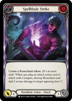 Spellblade Strike (Red) (Unlimited)
