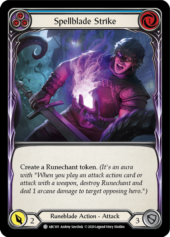 Spellblade Strike (Blue) (Unlimited)