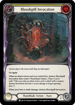 Bloodspill Invocation (Yellow) (Unlimited)