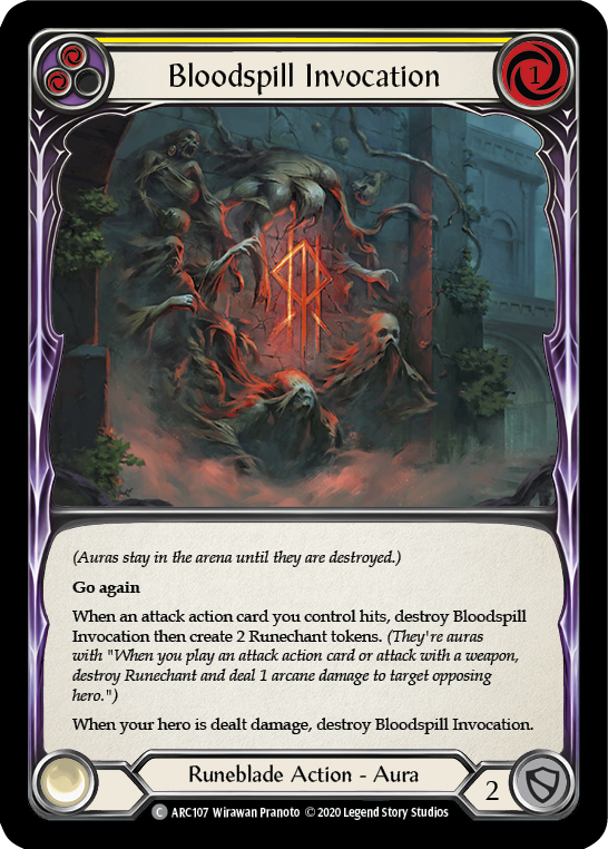 Bloodspill Invocation (Yellow) (Unlimited)