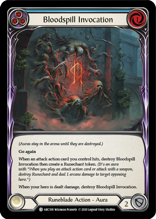 Bloodspill Invocation (Blue) (Unlimited)