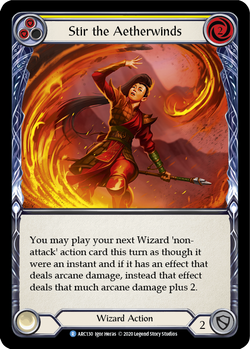 Stir the Aetherwinds (Yellow) (Unlimited)