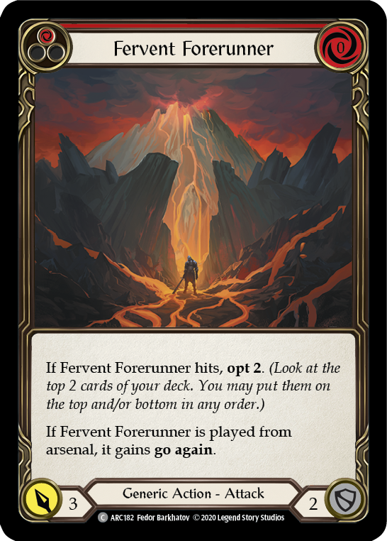 Fervent Forerunner (Red) (Unlimited)