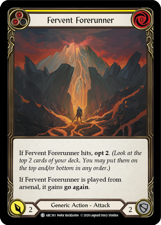 Fervent Forerunner (Yellow) (Unlimited)