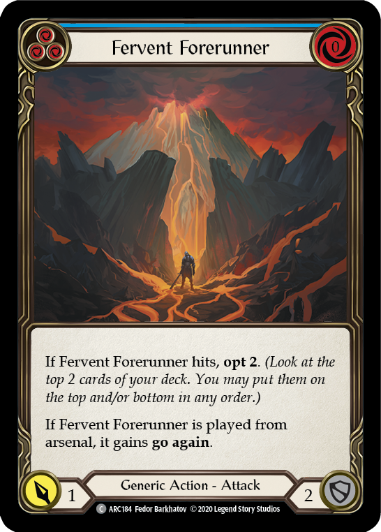 Fervent Forerunner (Blue) (Unlimited)