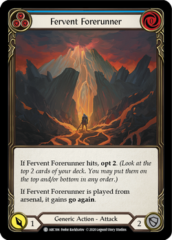 Fervent Forerunner (Blue) (Unlimited)