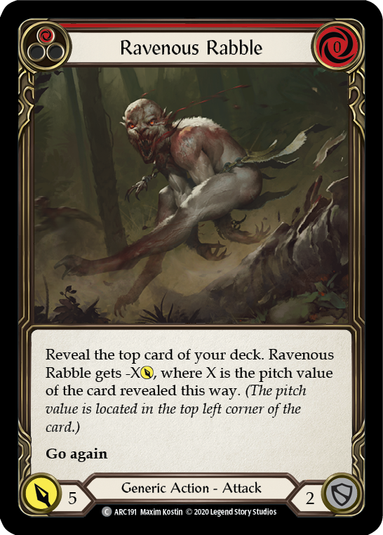 Ravenous Rabble (Red) (Unlimited)