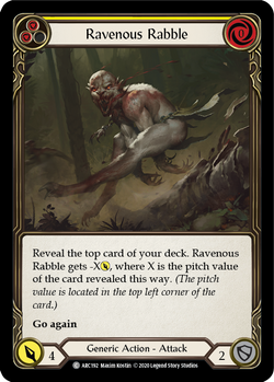 Ravenous Rabble (Yellow) (Unlimited)
