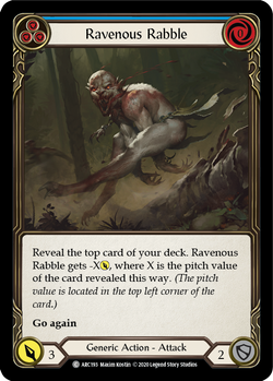 Ravenous Rabble (Blue) (Unlimited)