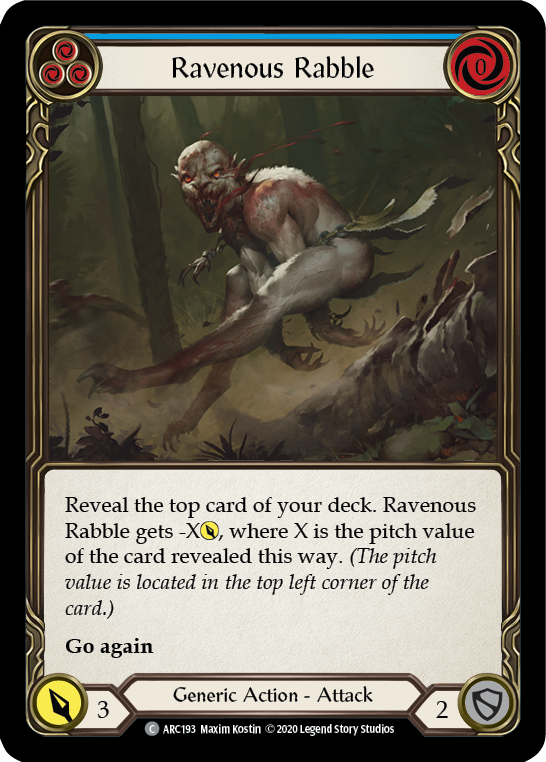 Ravenous Rabble (Blue) (Unlimited)