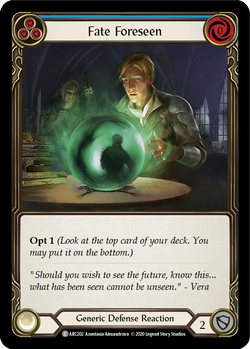 Fate Foreseen (Blue) (Unlimited)