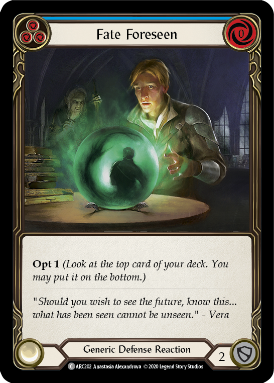 Fate Foreseen (Blue) (Unlimited)