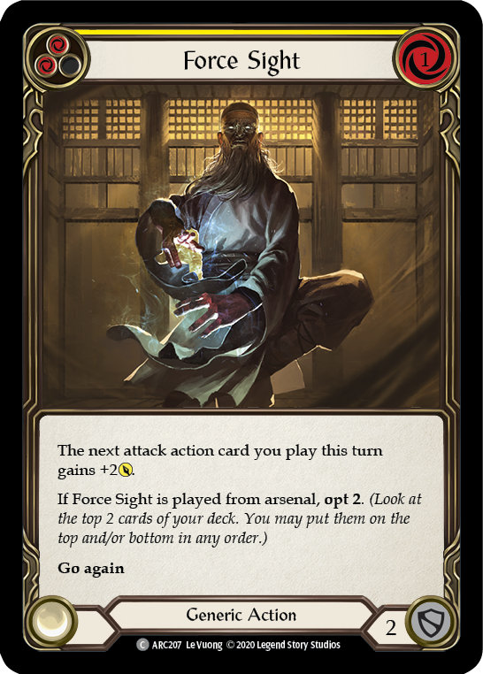 Force Sight (Yellow) (Unlimited)