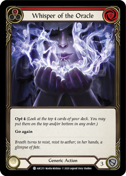 Whisper of the Oracle (Red) (Unlimited)