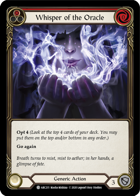 Whisper of the Oracle (Red) (Unlimited)