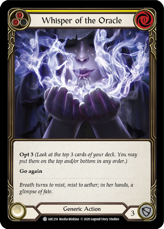 Whisper of the Oracle (Yellow) (Unlimited)