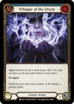 Whisper of the Oracle (Blue) (Unlimited)