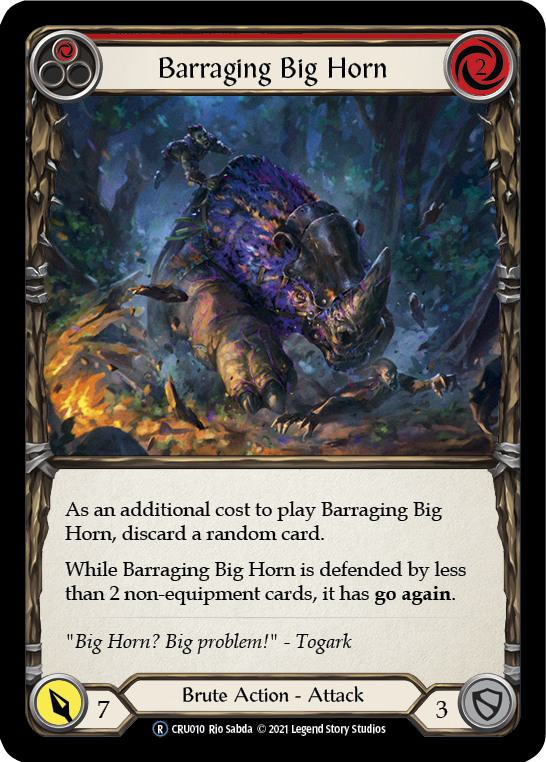 Barraging Big Horn (Red) - Foil