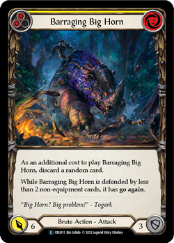 Barraging Big Horn (Yellow) - Foil
