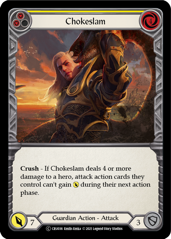 Chokeslam (Yellow) - Foil