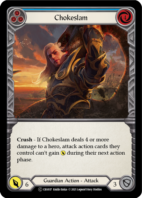 Chokeslam (Blue) - Foil