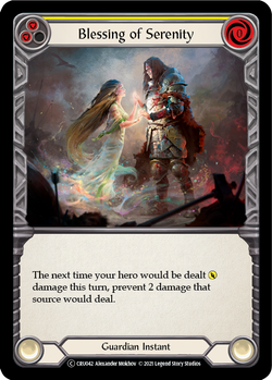 Blessing of Serenity (Yellow)