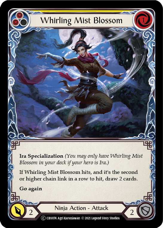 Whirling Mist Blossom - Foil