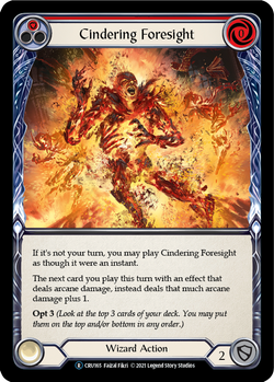 Cindering Foresight (Red)
