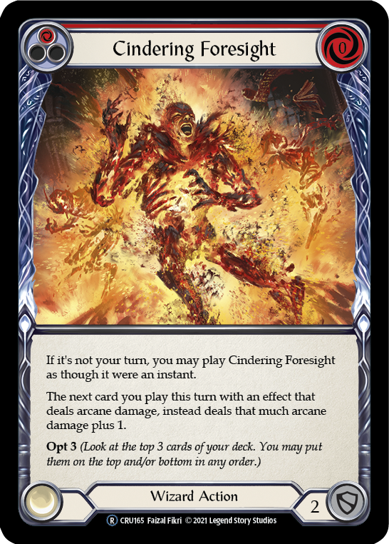 Cindering Foresight (Red)