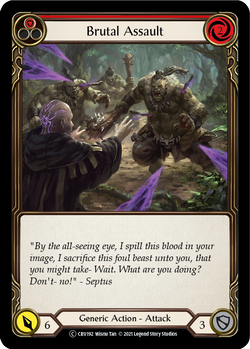 Brutal Assault (Red) - Foil