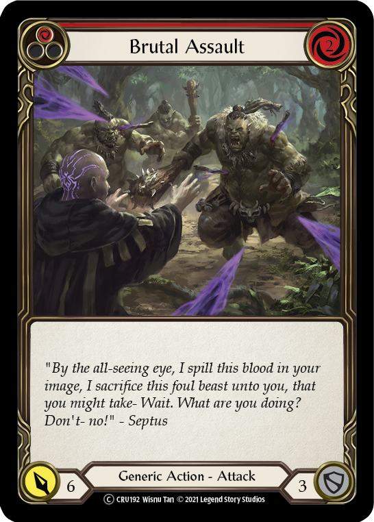 Brutal Assault (Red) - Foil