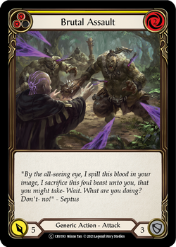 Brutal Assault (Yellow) - Foil